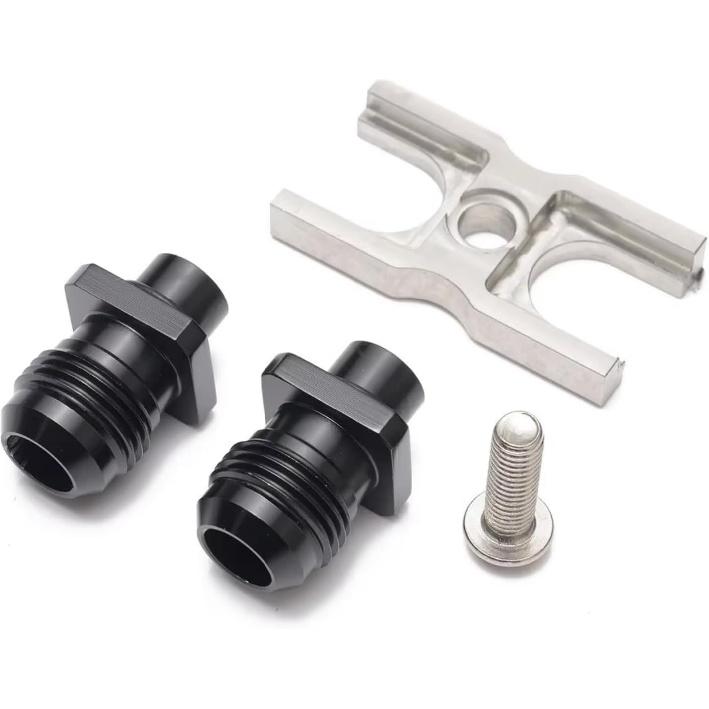 Aluminium AN10 Ölkühler-Adapterfitting für BMW E36/E46/M3/E90/E92/E93 Ölkühler-Adapterfitting