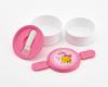 Skater Antibacterial Bento Made in Box, 2-Tier, Round, 500ml, TWEETY, Japan, ONWR1AG-A