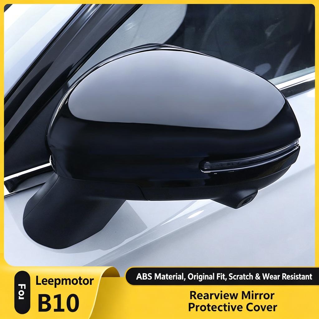 For Leapmotor B10 Rearview Mirror Shell Protective Cover Reversing Mirror Anti-Collision Strip Film Modified Accessories