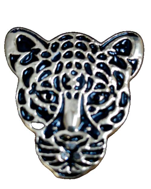@ Lion Face Shaped With Stone Brooch Pin White Color For Men Zr942-60%Off