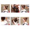 Chignon Updo Elastic Drawstring Hair Bun Pad In Black Brown Colors Straight Curly Hairpieces for Women Ladies
