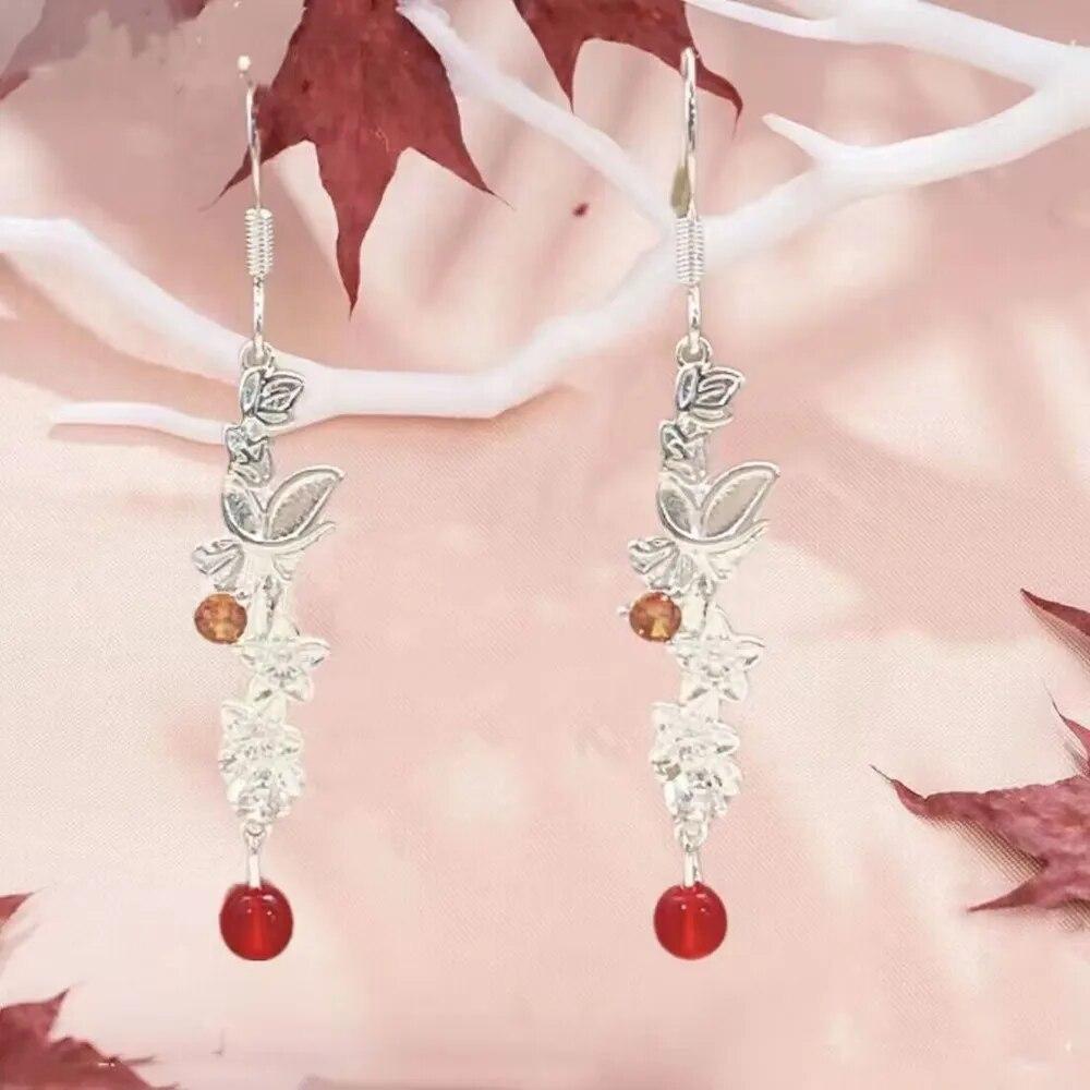 Tian Guan Ci Fu Anime Fashion Earring Heaven Official’s Blessing Hua Cheng Xie Lian Cosplay Ear Stud For Women Jewelry Fans Gift