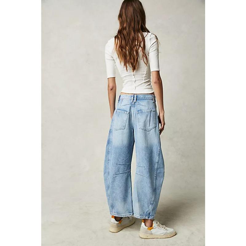 VEZFAA Damenmode, lässig, einfarbig, bedruckt, hohe Taille, Hosen, Hosen und Caprihosen