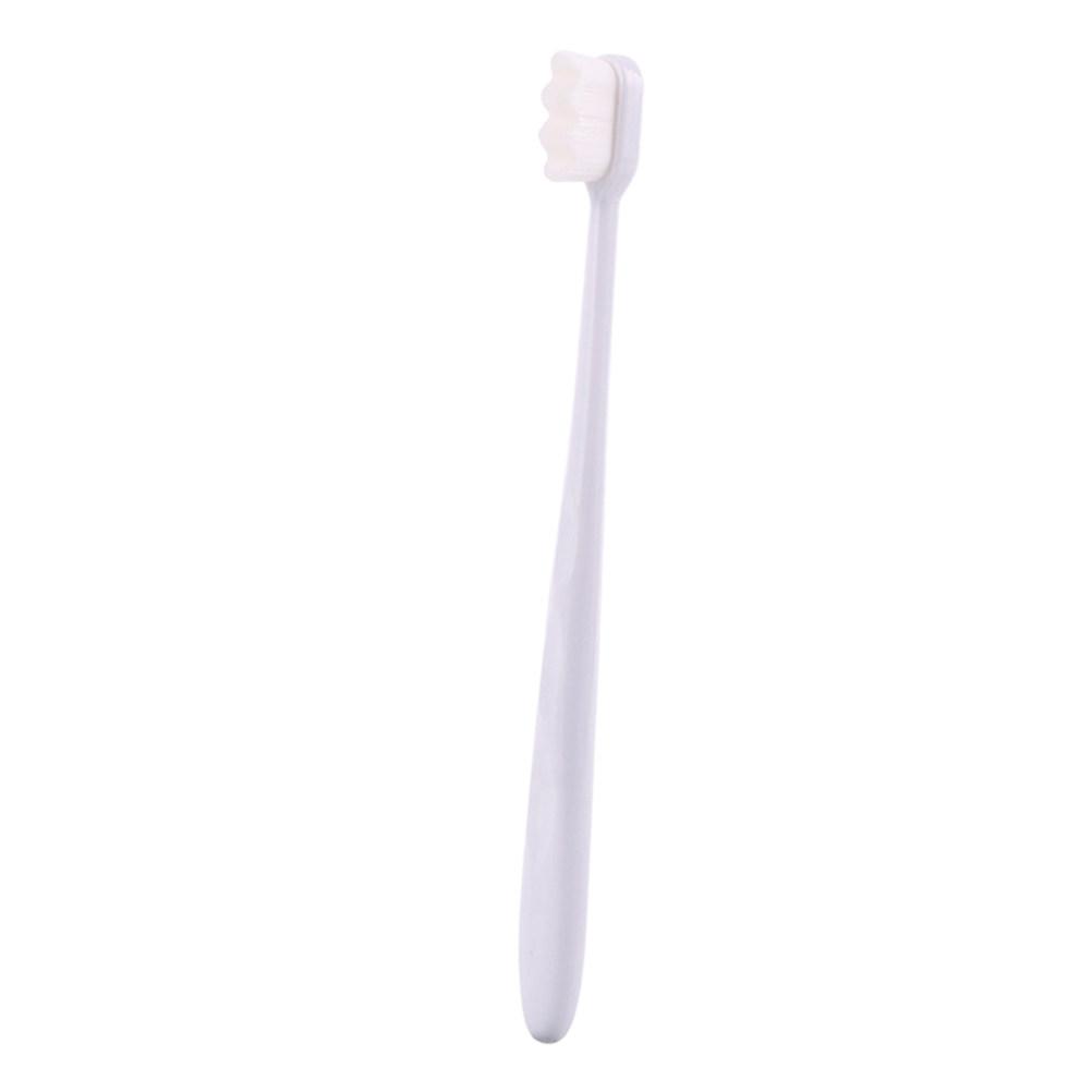 Soft Bristle Toothbrush Black Hair Black Handle Long Handle Oral Care Tool Ergonomic Anti-Slip Teeth Cleaning Micro-Nano Oral