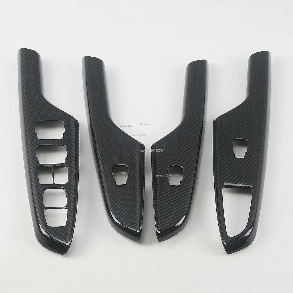 For Hyundai Kona Encino Kauai 2018 Interior Accessories Window Lift Switch Button Cover Trims Door Armrest Panel Frame