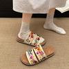 Graffiti Explosion Cute Cartoon Non-slip Birken Slippers Summer Wear Versatile Roman Sandals