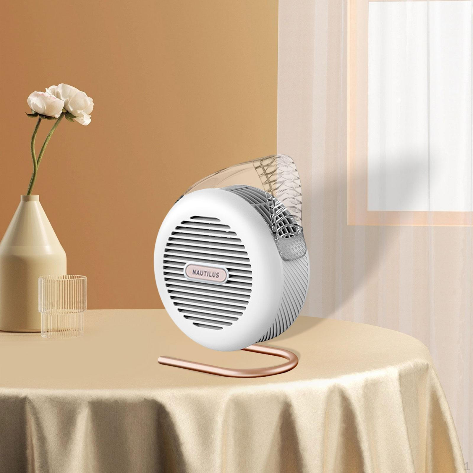 

Portable Desk Fan USB Air Purifier Lightweight Rechargeable Personal Table Circulation