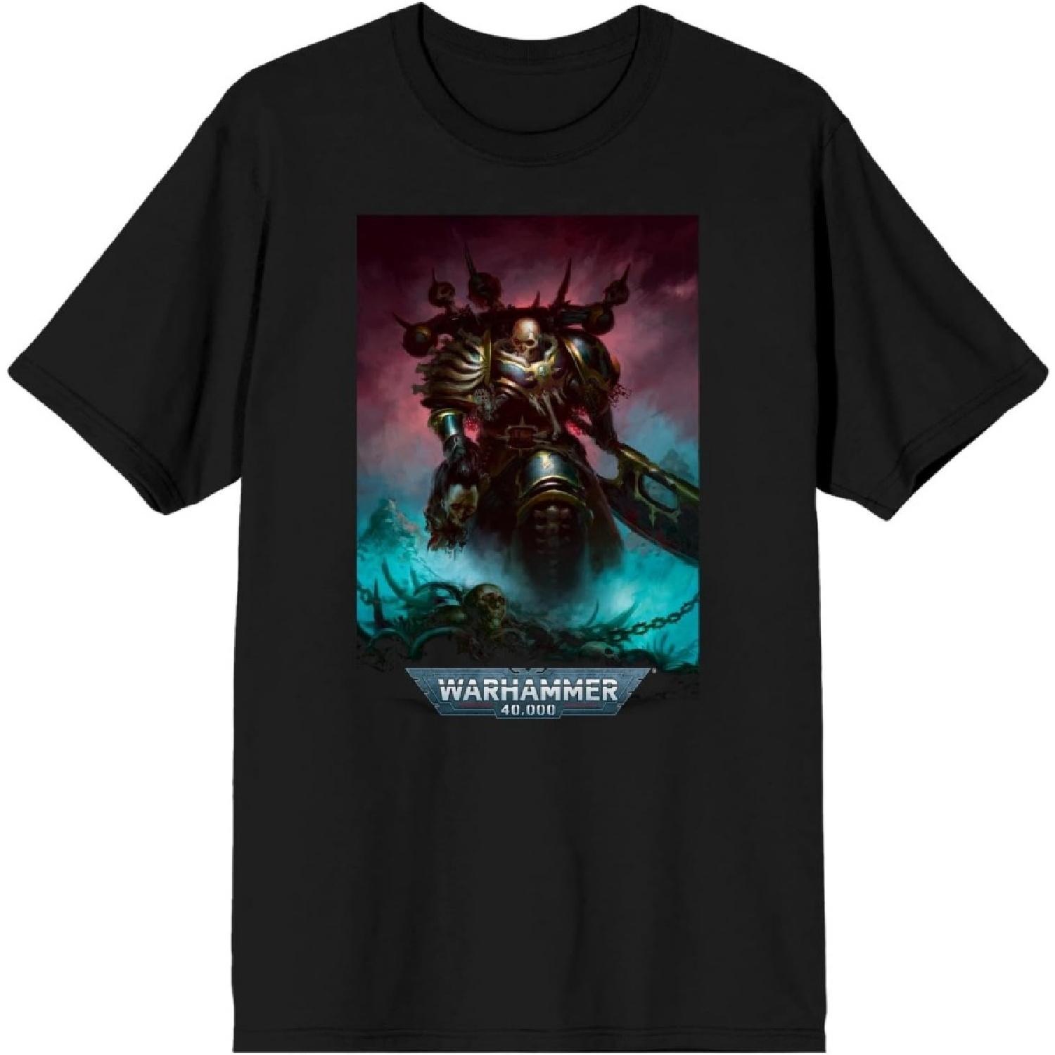 Черная футболка Воина Хаоса Warhammer S