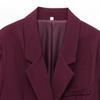 2025 Spring Women's Double-Breasted Suit Jacket & Pleated Pants Set