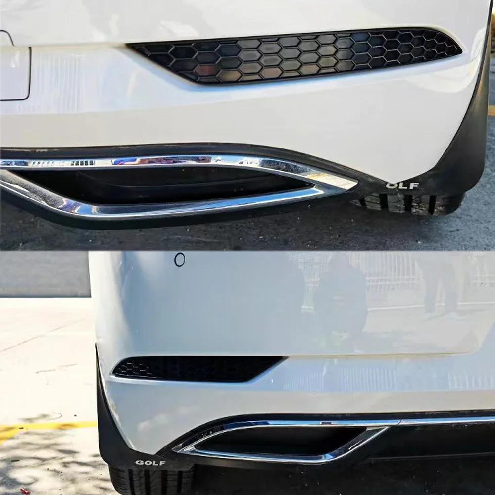 BRQ1 For VOLKSWAGEN VW GTI Glossy Black Rear Bumper Reflector Honeycomb Double-Sided Tape Mounting For Volkswagen Golf 6/7/7.5/8 GTI oq2