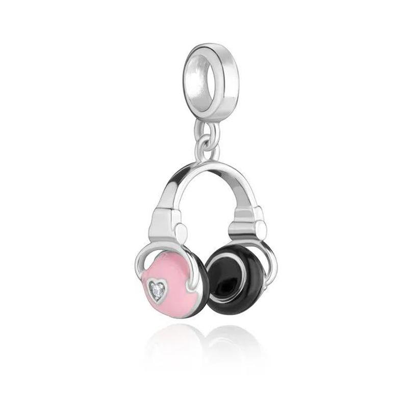 New Copper Camera Earphone Electronic Watch Charms Beads Fit Original Pendant Bracelet Diy Fashion Woman Jewelry