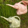 Indoor Plant Watering Tool Elephant Can 2L Long Spout Pot Cute Animal Lightweight with Handle for Houseplants Outdoor Potted Plants Home Gardening