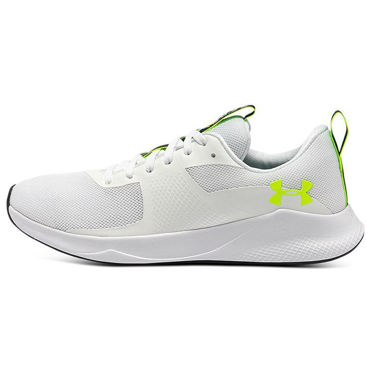 Under Armour Charged Aurora Breathable Non-Slip Durable Low-Top Training Shoes Women sneaker White Green 3022619-105