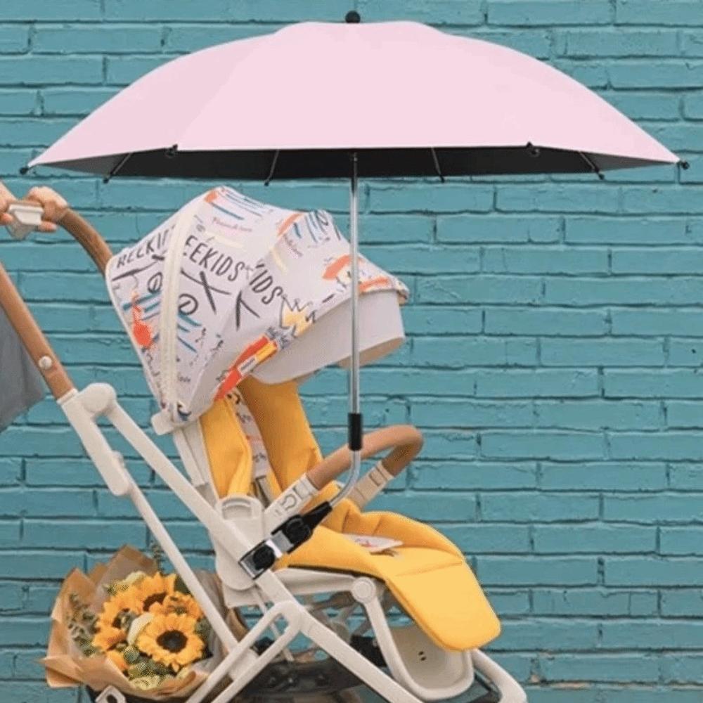 with Clamp UV Protection Umbrella Adjustable Baby Stroller Umbrella Parasol Items