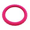 36-40cm Funda Universal de Silicona para Volante de Coche Elástica Tipo Guante Textura Suave Multicolor Auto Decore Fundas Accesorios