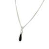 Altesse [L5372] - Black 'Scarlett' Silver Necklace