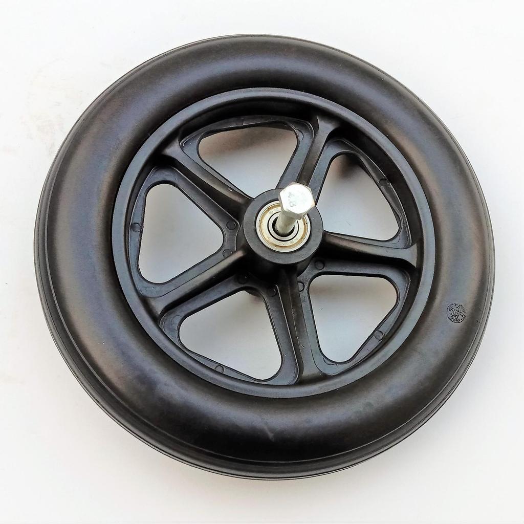 Universal Silent Elastic Wheel for Disabled and Elderly Wheelchairs