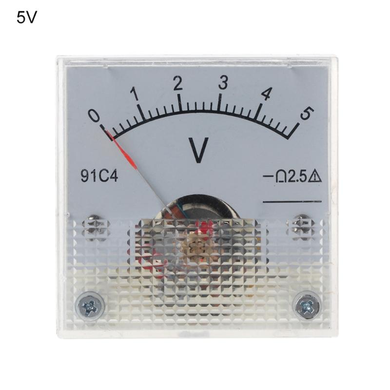 10 Types Voltmeter for Dc Square Analog Needle Panel Meter