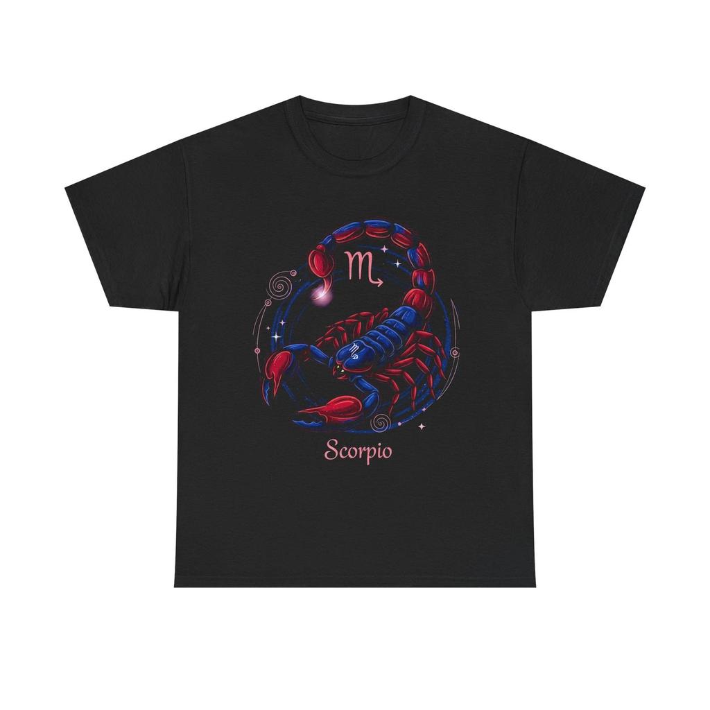 Scorpio Zodiac Unisex Heavy Cotton Tee