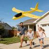 Hand- Foam Airplane, Stunt Glider, Children's Toy, Large Size (48cm, No Light).
