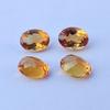 4 Stück Los 6x8 MM Größe Ovale Form Natürlicher Citrin Facettiert Für Ringherstellung Edelstein, 5,50 Karat Citrin Stein.
