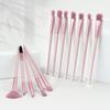 12 Makeup Brushes Eye Set, Eyeshadow Brush, Eyeliner Brush, Eyebrow Brush, Smudge Brush, Fan Brush, Makeup Tool.