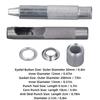 100 Sets Stainless Steel Grommet Tool Kit Inner Diameter 12MM Canvas Grommet Kit  For Pool Covering