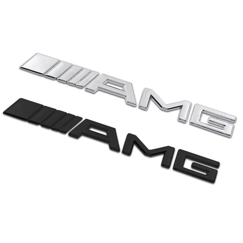 Car Sticker Metal Car 3d Rear Letter Emblem Trunk Sticker for Mercedes benz AMG W204 W203 W205 W124 W221 W213 W212 C E S GLE CLC