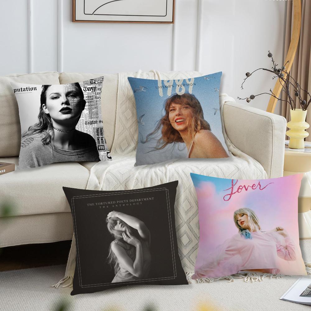 Taylor Singer S-Swift cushion cover soft Comfortable Pillow Case for Sofa Living Room Home office Decor Protective Covers