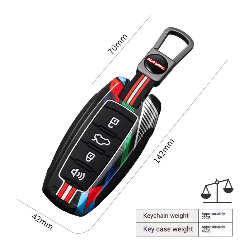 Interior Mouldings Metal Car Key Case Cover for Great Wall Haval Jolion 2022 H6 H7 H4 H9 F5 F7 F7X F7H H2S GMW Dargo Keychain Au