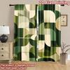 2D flat Photography Backdrop Tapestry Geometric Green Shapes 100% Polyester Anniversary for Suitable for indoor celebrations