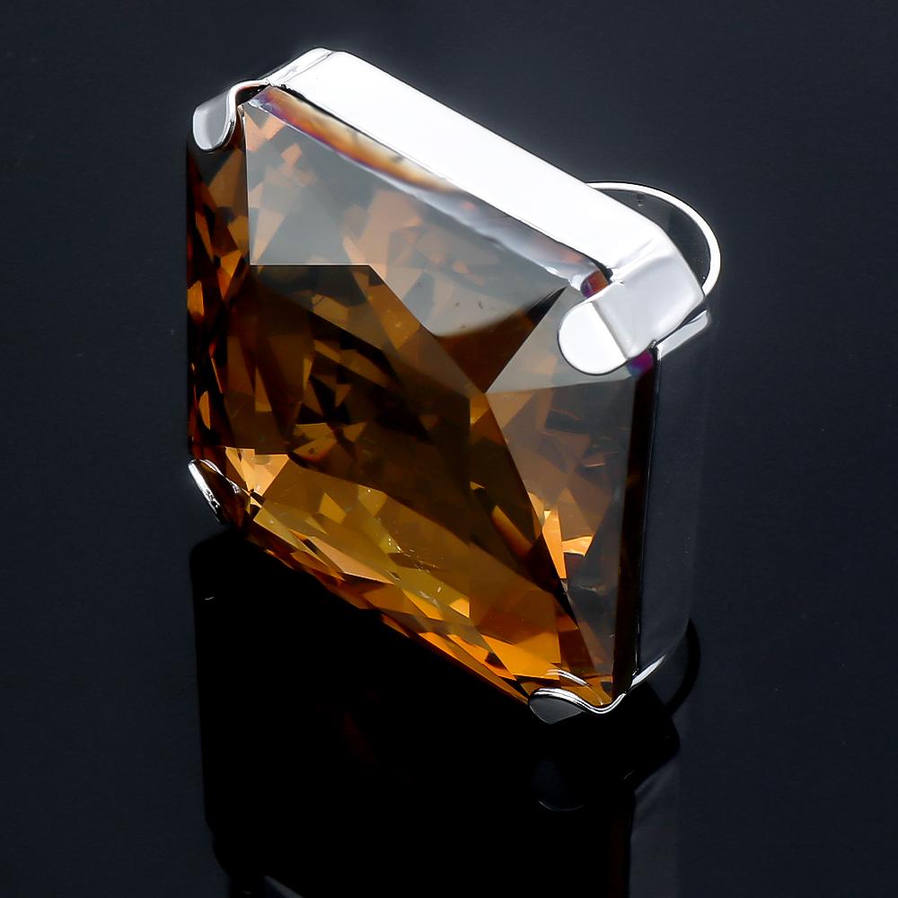 Stonefans Mode Anneaux de Doigt Carrés Grandes Cristaux Accessoires de Fête Statement Anneau Ouvert Strass Colorés Bijoux Réglables