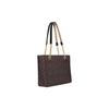 Coach Cammie 32 Classic Monogram Print Zipper Tote Bag Women Tote Bags Brown Black C8148-IMAA8