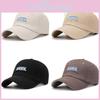 Letter Ahhh Embroidery Baseball Cap Cotton Hat Sun Protection Gift Breathable