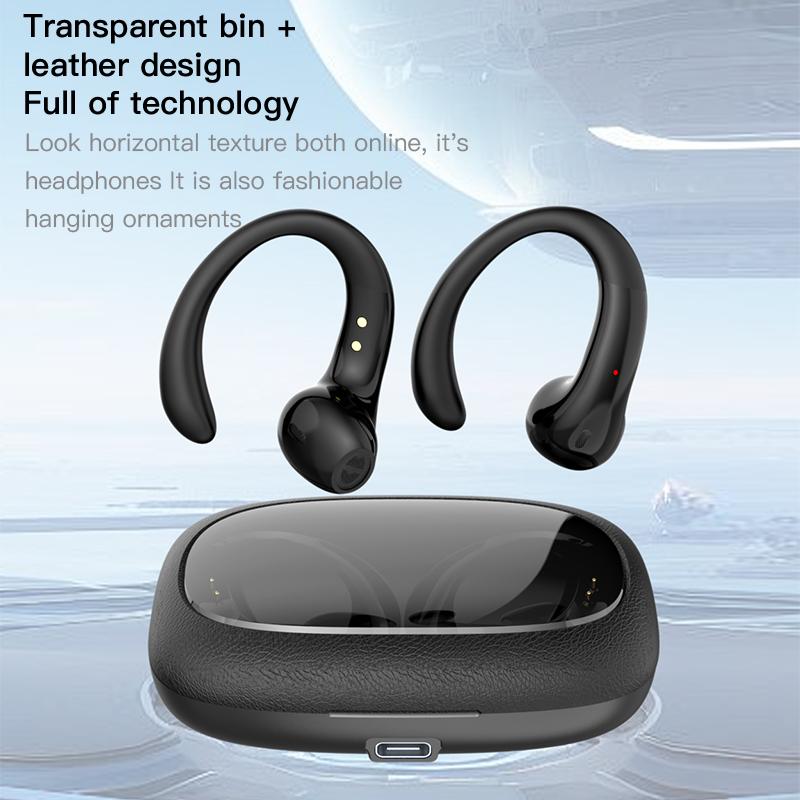 Wireless Bluetooth Headset HD Sound Quality Stereo Bluetooth 5.4 Mini High Quality Earplugs Anti-Sweat For Sports Workout Gym