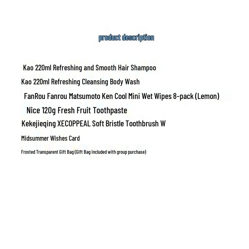 Kao Summer Cooling & Cleaning Welfare Kit
