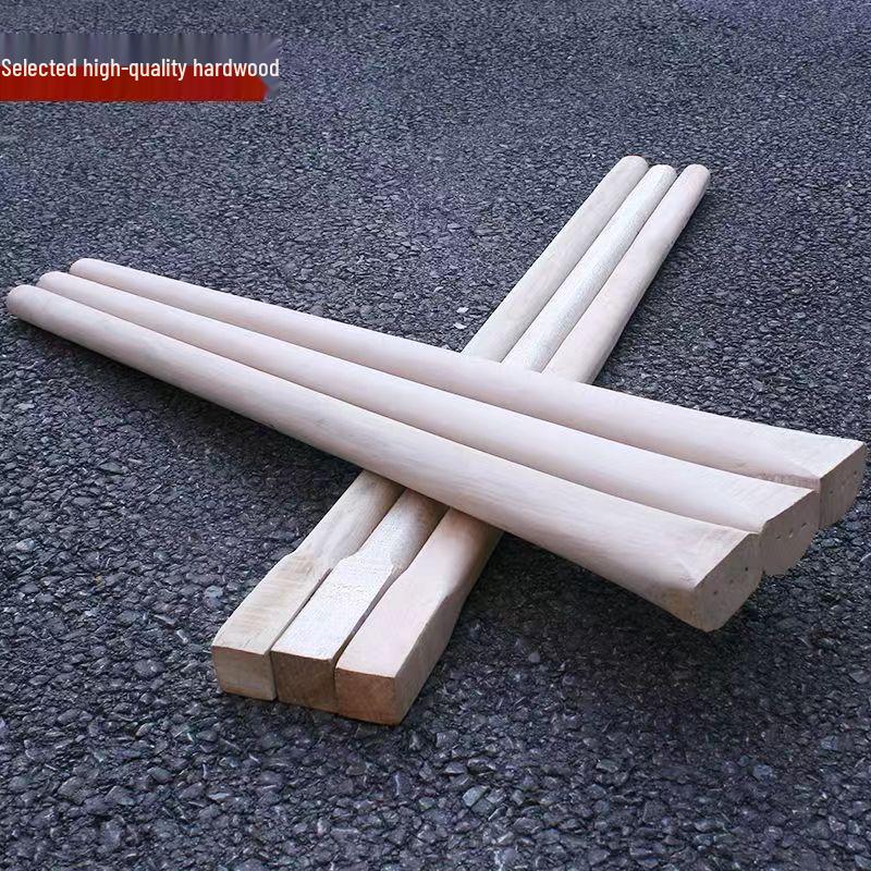 Durable Outdoor Pickaxe with Sturdy Oval Wooden Handle