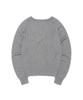 LEE Women'S Cotton Cashmere V-Neck Knit Gray