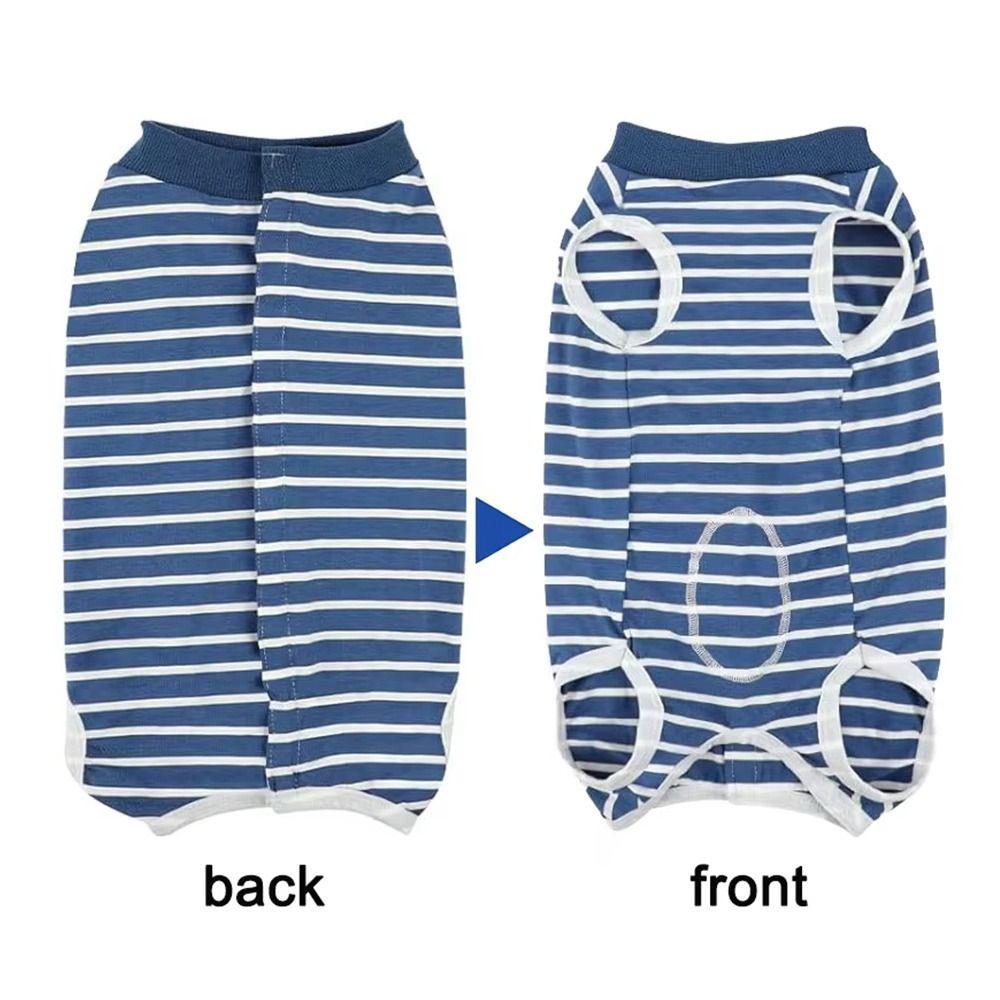 Cute Anti-Licking Dog Recovery Suit Soft Breathable Pet Surgical Clothes Abdominal Wound Post Surgery Suit for Small Large Dog