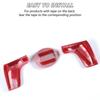 Red Gear Shift Knob Head Decor Cover Trim For Chevrolet Camaro 2016+ Accessories