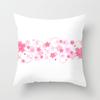 Peach Leather Velvet Fresh Pink Flower Pillowcase Home Sofa Pillow Cushion Cover Core-free