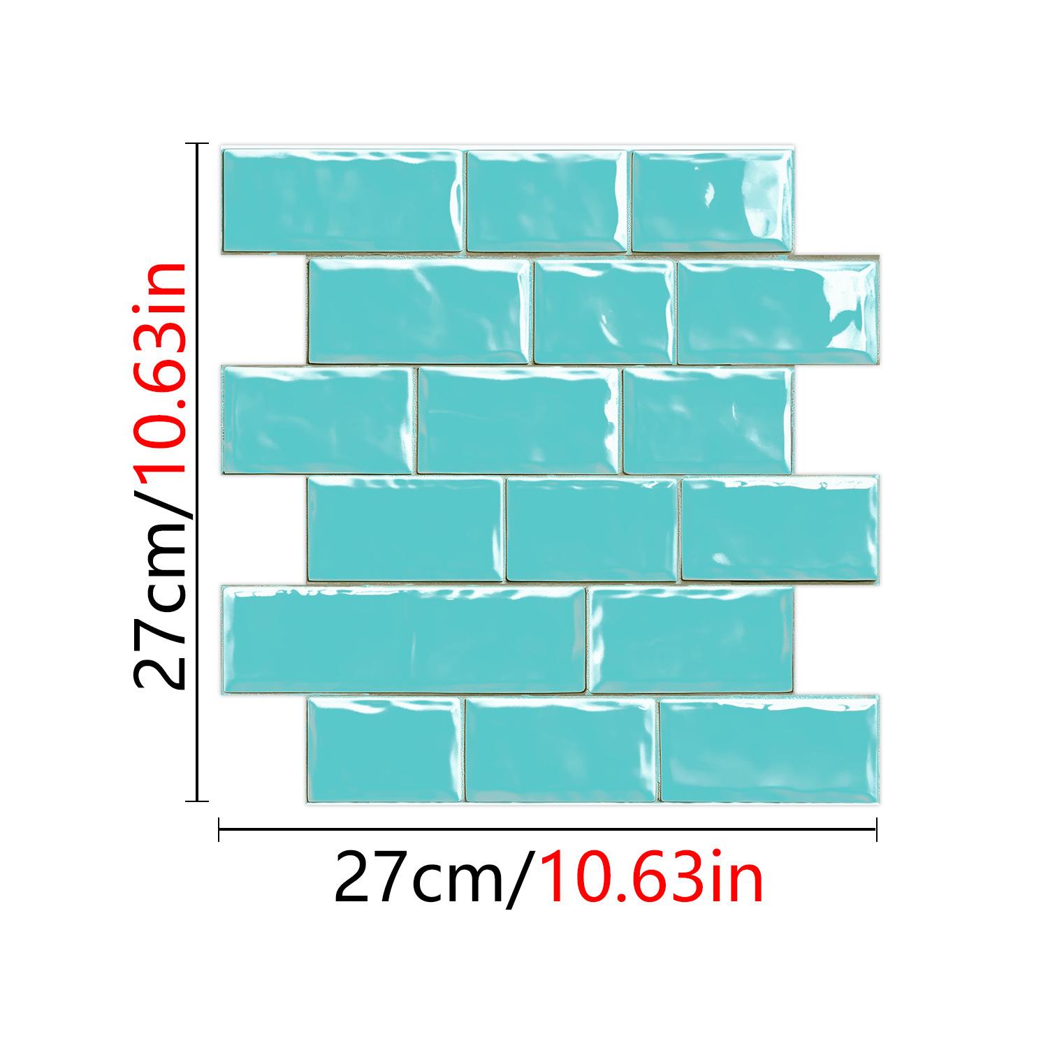 

Мраморная плитка специальной формы с тиснением, наклейка на стену, кухонная маслостойкая, для ванной комнаты, умывальника, художественная наклейка-мурал 27cmX27cmX10pcs