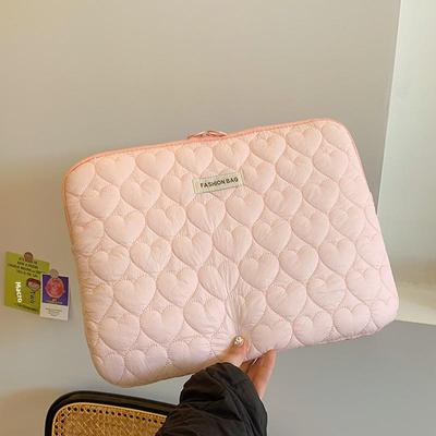 Kore Tarzı Şeker Rengi Dizüstü Bilgisayar ve Tablet Çantası - Şık ve Taze Liner