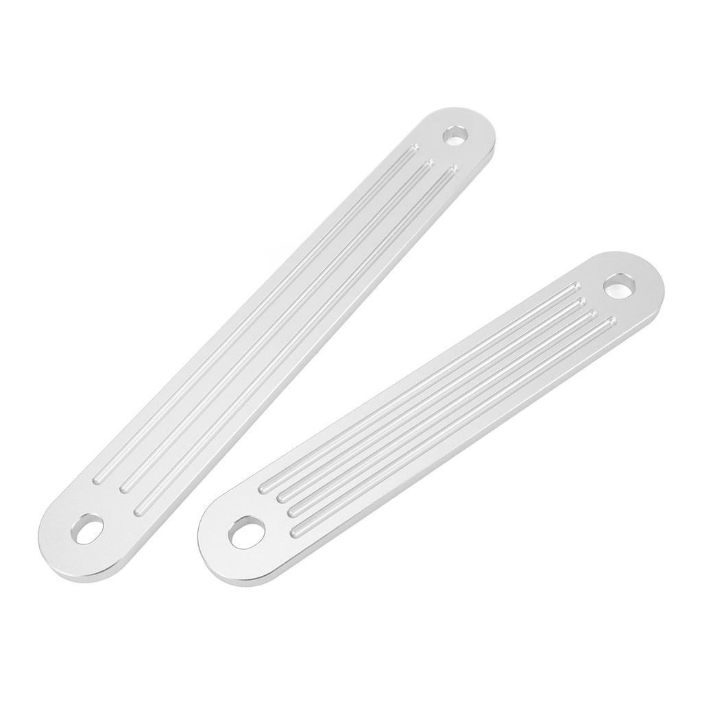 2PCS Transom Support Plate Kit for Boat Top and Lower Bolt Holes 3001.8067 Aluminum 15 X 2 Inches 12 X 2 In