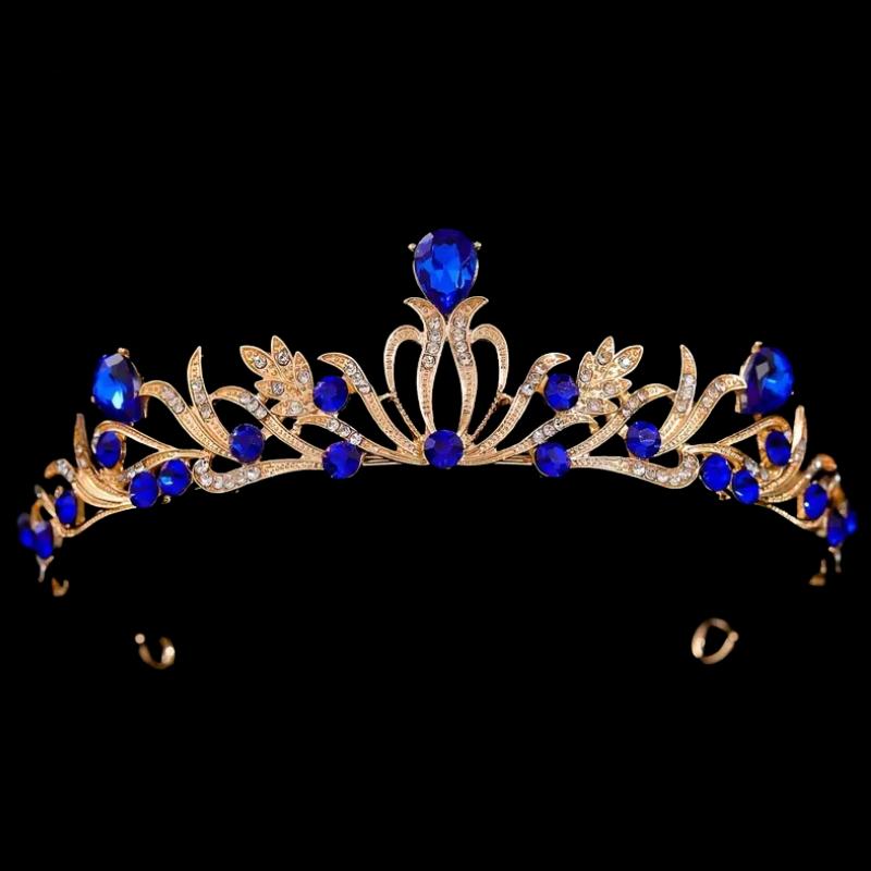 Fashion Crystal Crown Tiara Headband for Women Party Rhinestone Bridal Wedding Hair Accessories Jewelry Crown Tiara Hairband