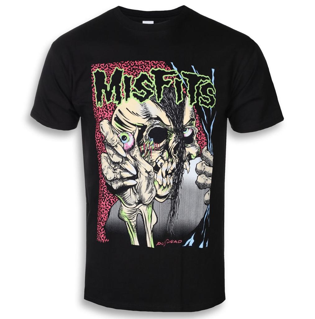Misfits Razamataz Art Pattern Horror Punk Band Tshirt Casual Street Style Tshirt Suitable For Both Unisex And Unisex