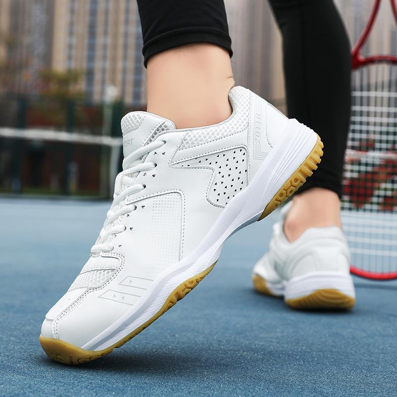 36-45 Couple Plus Size Shock-absorbing Anti Slip Wear-resistant Breathable Tennis Shoes Table Tennis Shoes Badminton Training Shoes