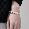 Ocean Theme Ceramic Starfish Conch Braided Bracelet Lightweight Handchain Jewelry For Women Beach Party Daily Wear