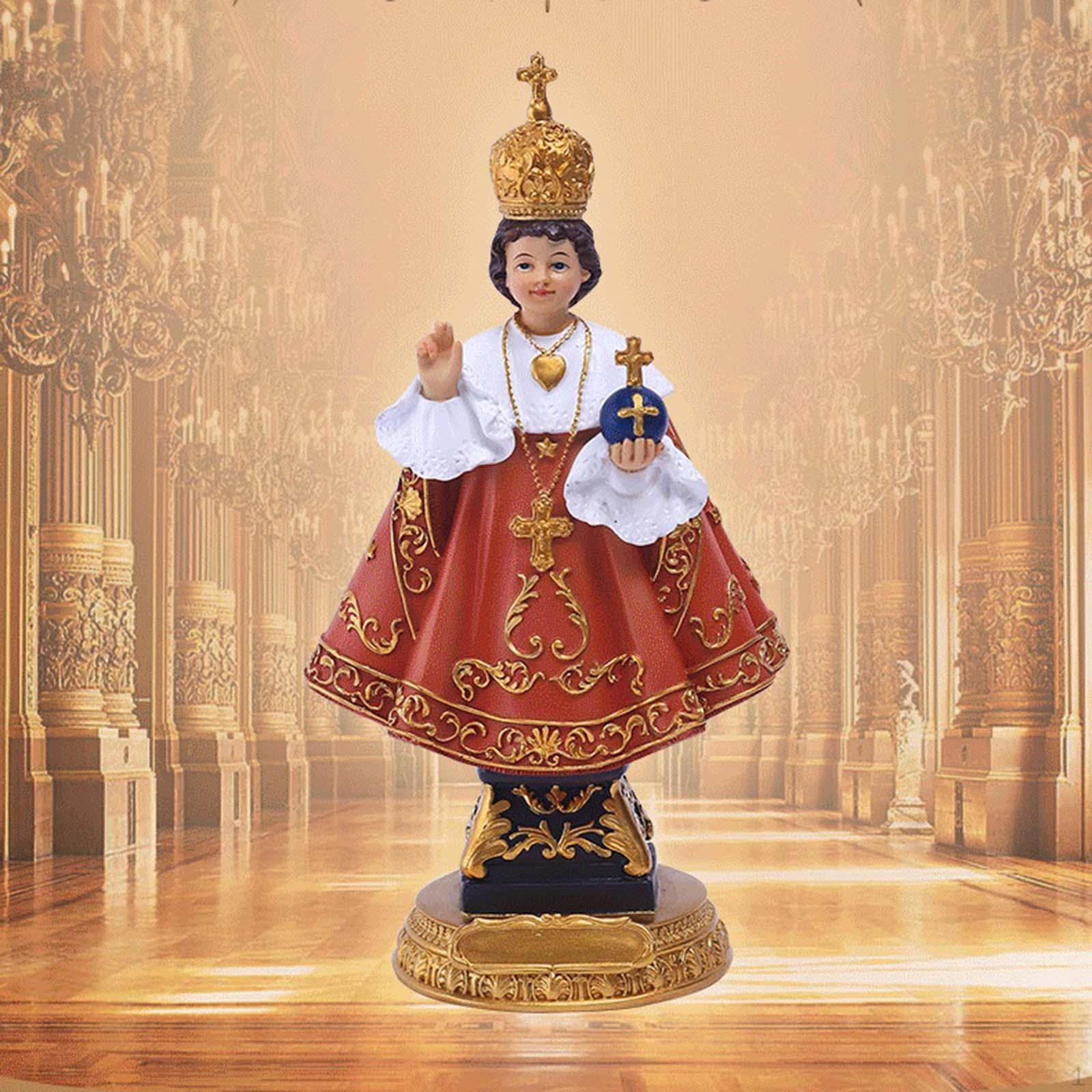Resin Infant Jesus Figurine Statue Sculpture