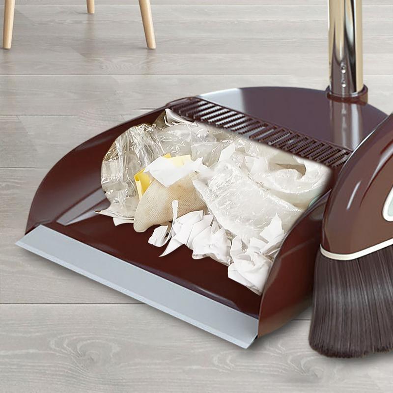 Magic Broom Dustpan Set with Long Handle Plastic Floor Sweeper Multifunction Cleaning Tools for Home Kitchen Office Cleaner Kit